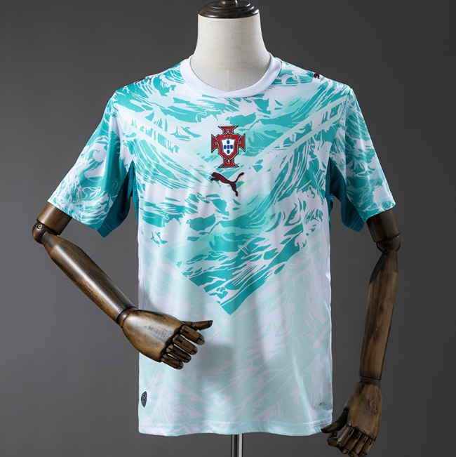 Portugal Blank Or Custom 2026 Away White Soccer AAA Jersey