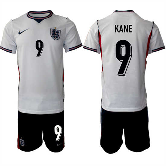 Men's England #9 KANE National Team FIFA x World Cup 2026 Home On Field Jersey