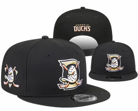 Anaheim Ducks Stitched Snapback Hats-YD004