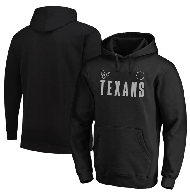 Men's Houston Texans Black Big & Tall Chip Shot Hoodie
