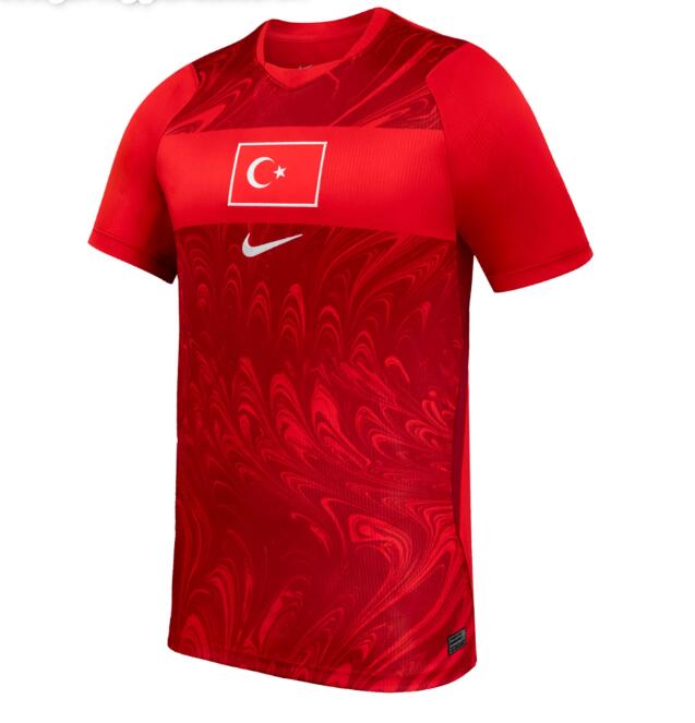 Men's Turkey National Team Blank FIFA x World Cup 2026 Home Red On Field AAA Jerseys