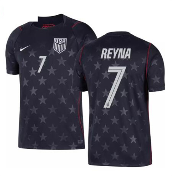 Men's USA Giovanni Reyna #7 2026 World Cup FIFA Away Replica Adult USMNT AAA Jersey