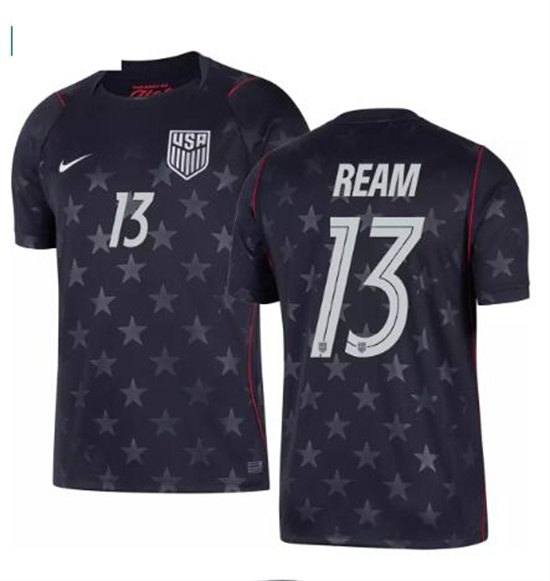 Men's USA Tim Ream #13 2026 World Cup FIFA Away Replica Adult USMNT AAA Jersey