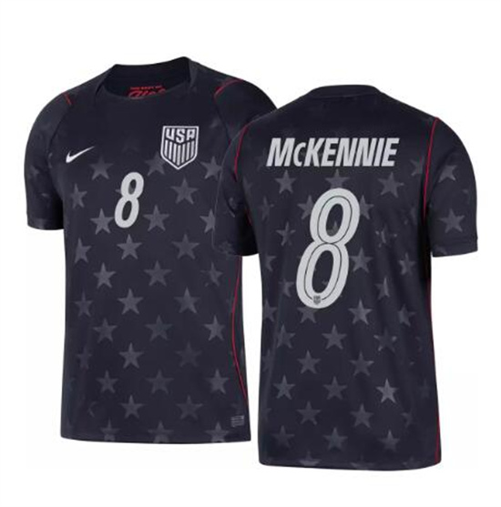 Men's USA Weston McKennie #8 2026 World Cup FIFA Away Replica Adult USMNT AAA Jersey