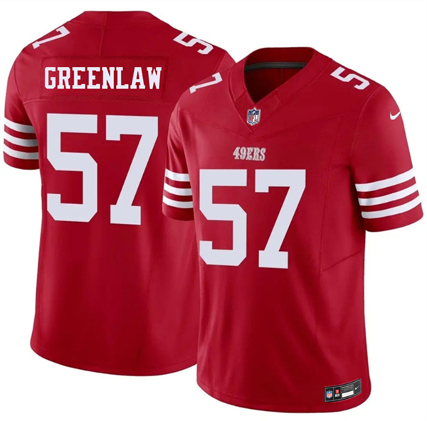 Men's San Francisco 49ers #57 Dre Greenlaw Red 2026 F.U.S.E. Vapor Untouchable Limited Football Stitched Jersey