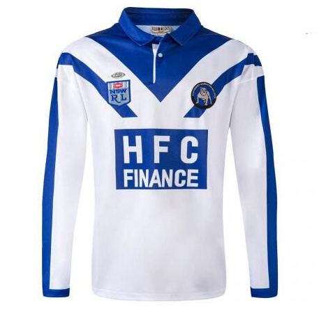 1985 Canterbury Bankstown Bulldogs Home Retro Rugby Jersey Shirt