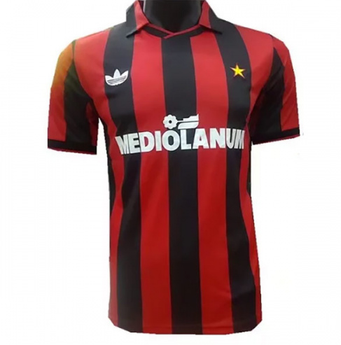91-92 AC Milan Retro Home Soccer Jersey Shirt