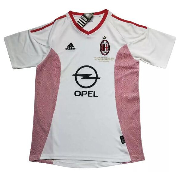 AC Milan 2002-03 Away Soccer Jersey Retro