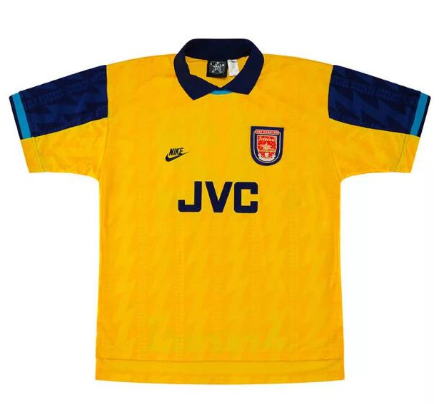 Arsenal 1994 3rd Away Soccer Jersey Retro
