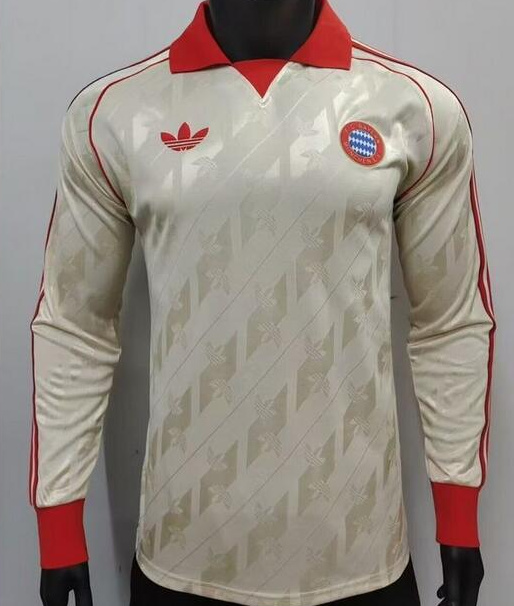 Bayern Munich 2024-25 Special Retro Long Sleeve Soccer Jersey Player Version
