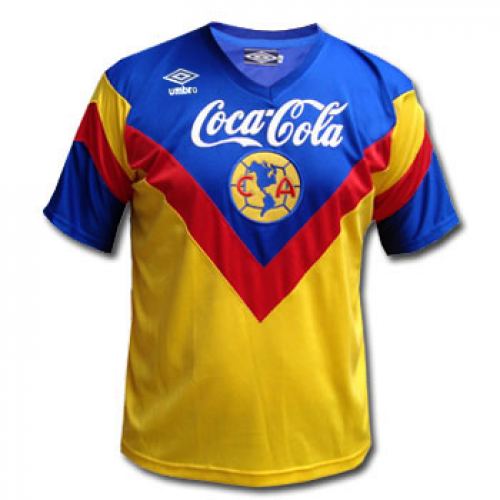 Club America 93-94 Home Retro Soccer Jersey Shirt