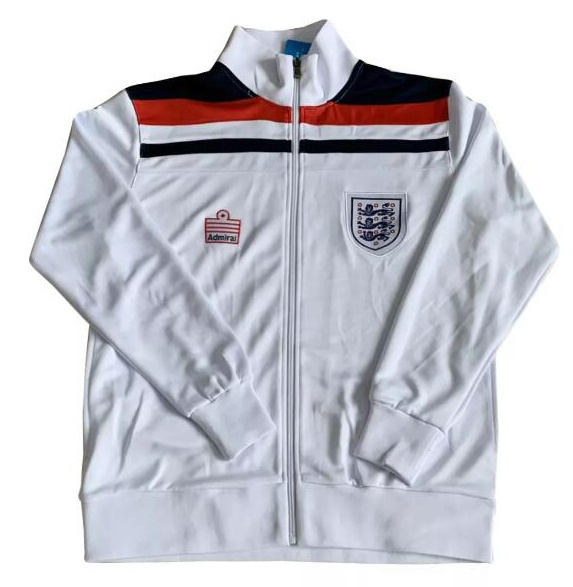 England 1980 Training Jacket White Retro