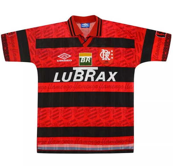 Flamengo 1995 Home Soccer Jersey Retro