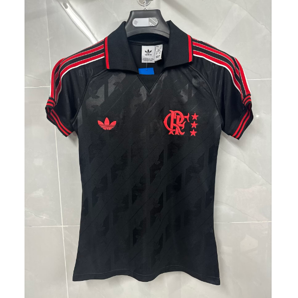 Flamengo 2025-26 Special Edition Retro Black Women Soccer Jersey