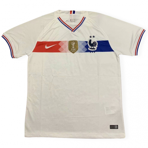 France 2019 World Cup Retro Away Soccer Jersey