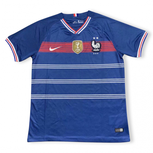 France 2019 World Cup Retro Home Soccer Jersey