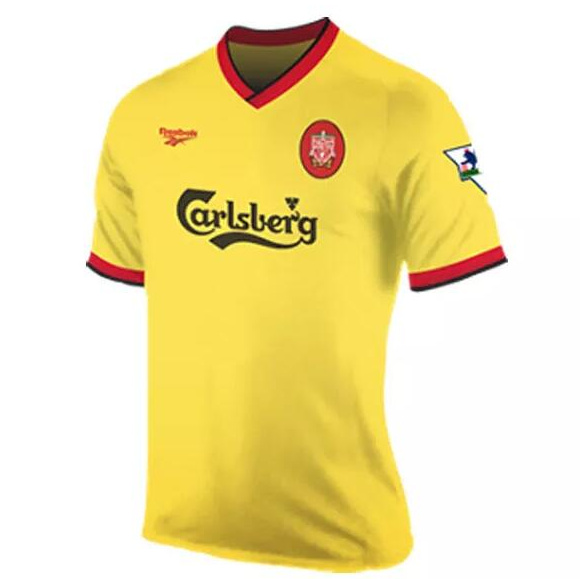 Liverpool 1997-99 Away Soccer Jersey Retro