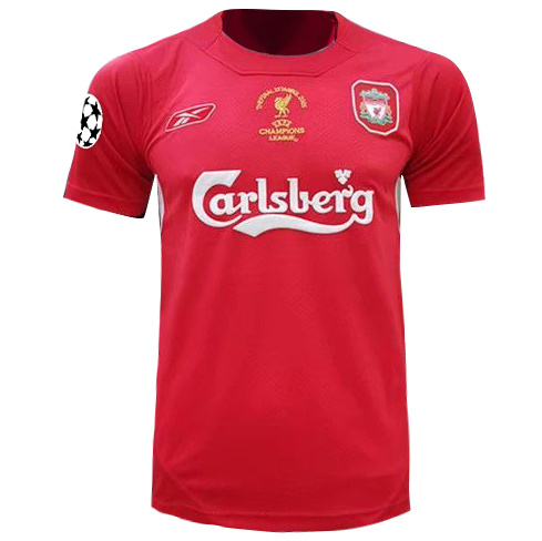 Liverpool 2005 Retro EURO Champtions Jersey with UCL Patch