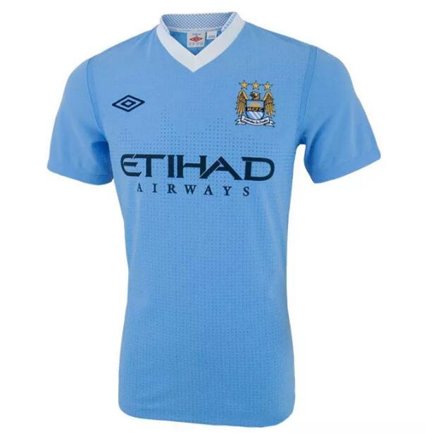Manchester City 11-12 Home Soccer Jersey Retro