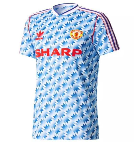 Manchester United 1990-92 Away Soccer Jersey Retro