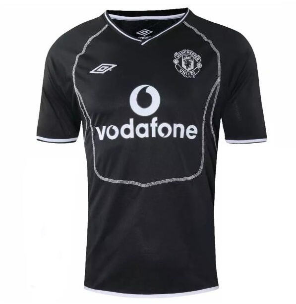 Manchester United 2000 Goalkeeper Soccer Jersey Retro Black