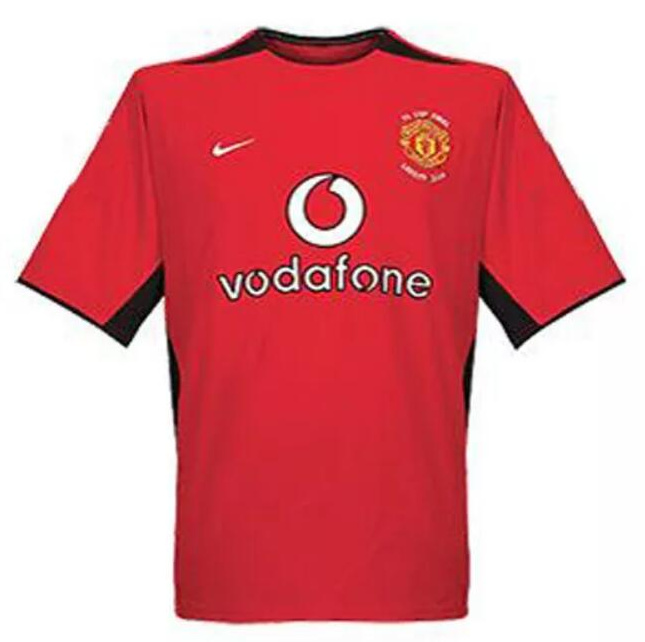 Manchester United 2002-04 Home Soccer Jersey Retro