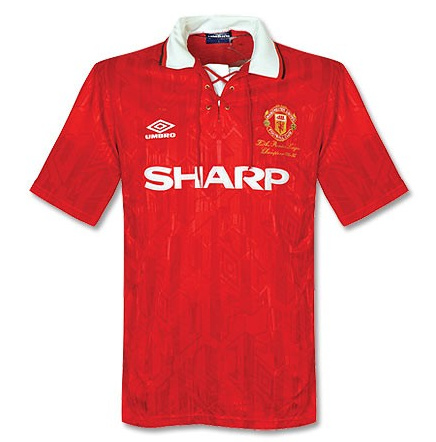Manchester United 92-94 Home Retro Soccer Jersey