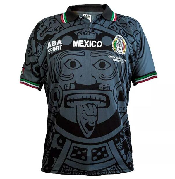 Mexico 1998 Away Soccer Jersey Retro