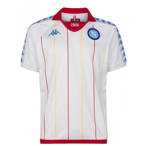 Napoli 18-19 Retro Away White Soccer Jersey Shirt