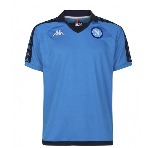 Napoli 18-19 Retro Home Blue Soccer Jersey Shirt