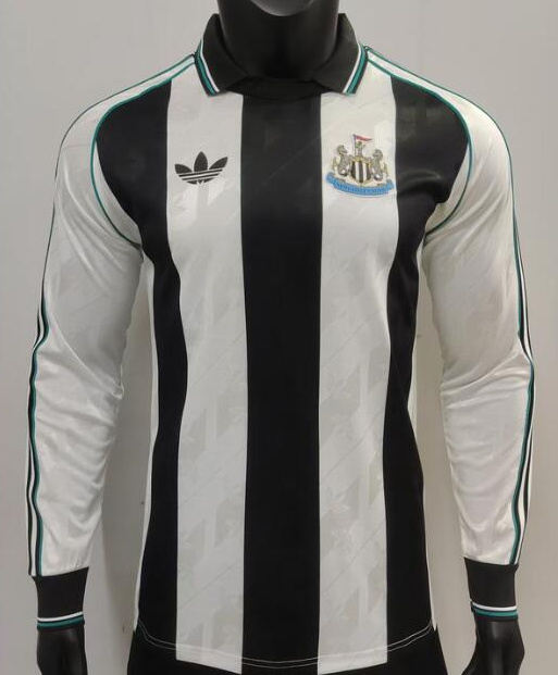 Newcastle United 2024-25 Special Retro Long Sleeve Soccer Jersey Player Version