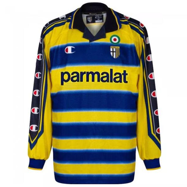 Parma Calcio 1913 1999-2000 Home Long Sleeve Soccer Jersey Retro