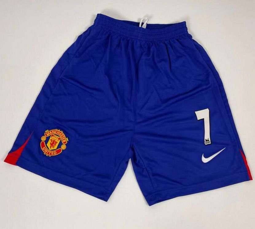 Retro #7 Manchester United 2006-07 3rd Away Soccer Shorts