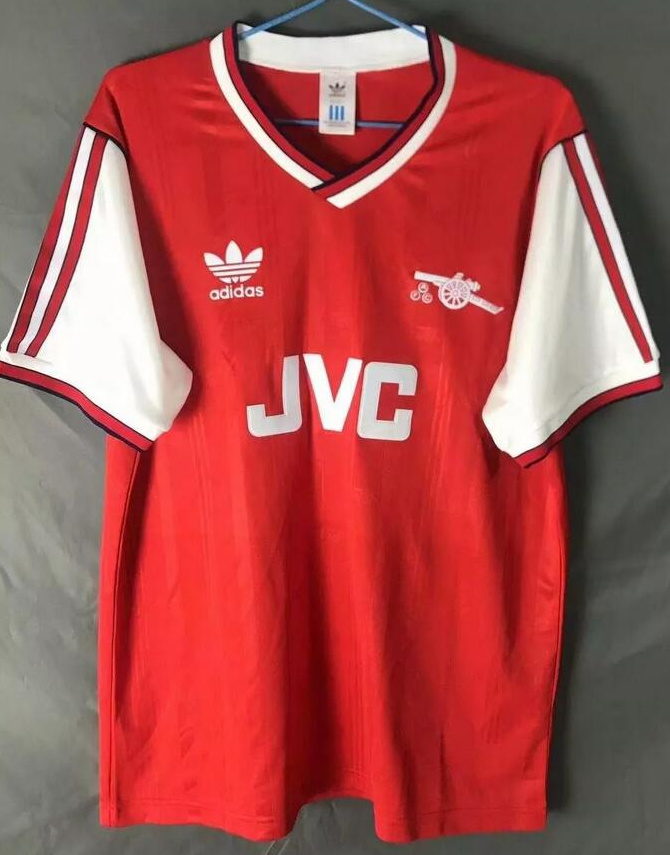 Retro 1986-88 Arsenal Home Soccer Jersey