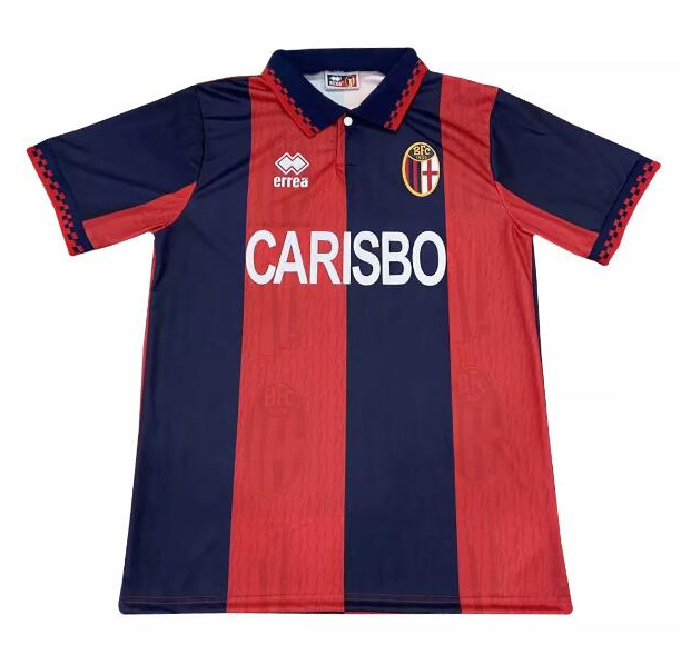 Retro 1995-96 Bologna F.C. 1909 Home Soccer Jersey