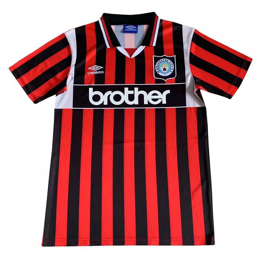 Retro 1996 Manchester City Away Soccer Jersey