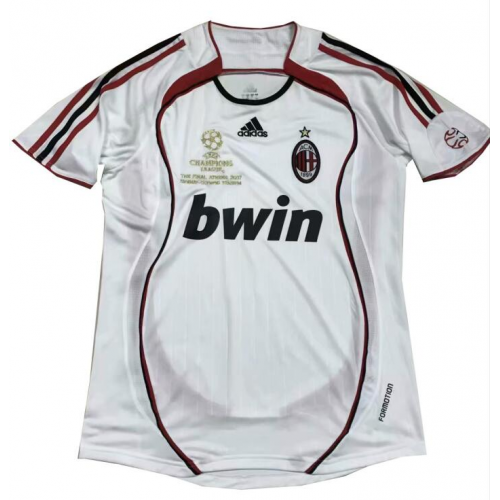 Retro AC Milan 06-07 Away Soccer Jersey Shirt UCL Final