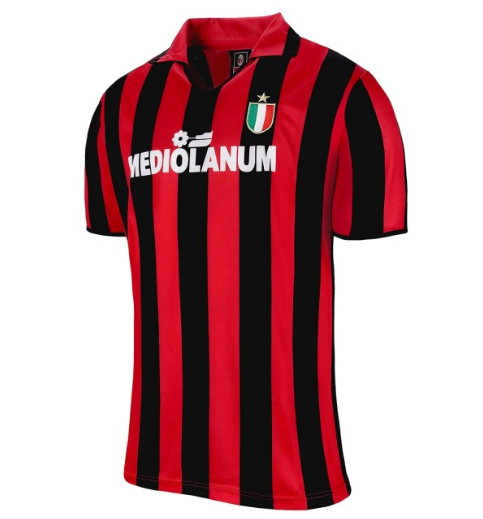 Retro AC Milan 1988-1989 Home Soccer Jersey