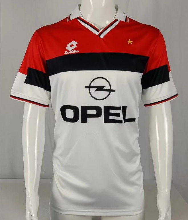 Retro AC Milan 1994-95 Away Soccer Jersey