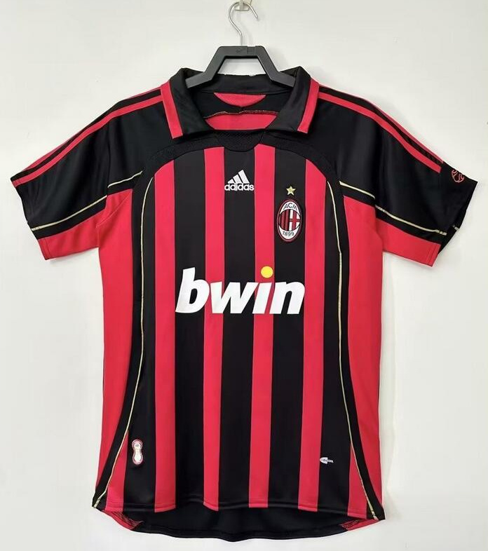 Retro AC Milan 2006-07 Home Soccer Jersey