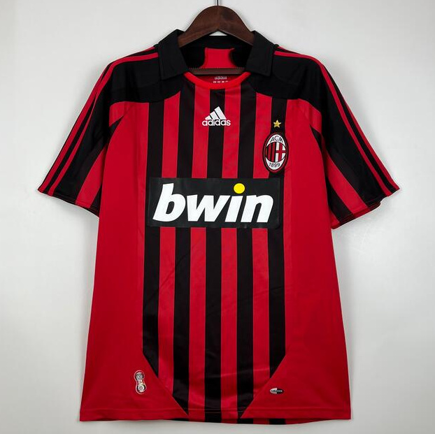 Retro AC Milan 2007-08 Home Soccer Jersey