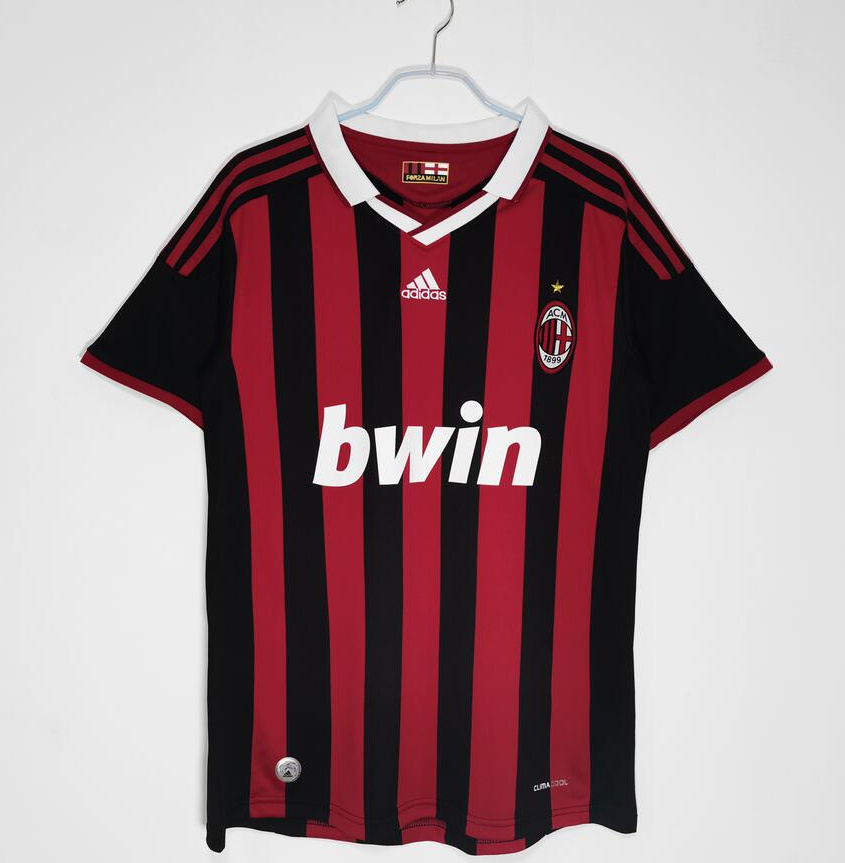 Retro AC Milan 2009-10 Home Soccer Jersey