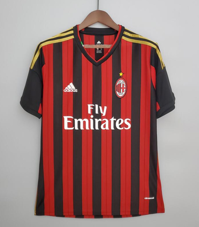 Retro AC Milan 2013-14 Home Soccer Jersey