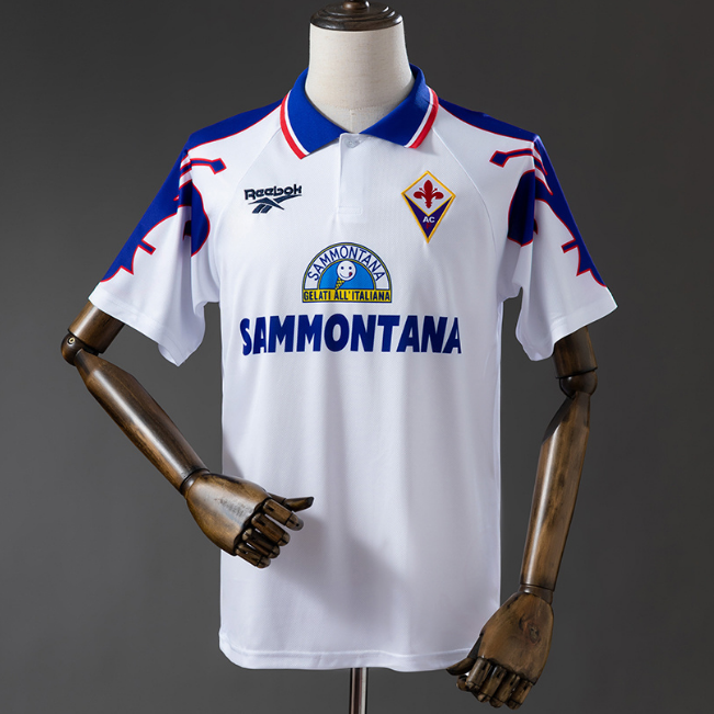 Retro ACF Fiorentina 1995-96 Away Soccer Jersey