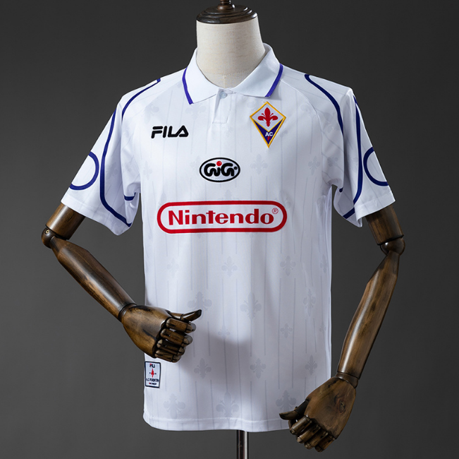 Retro ACF Fiorentina 1997-98 Away Soccer Jersey