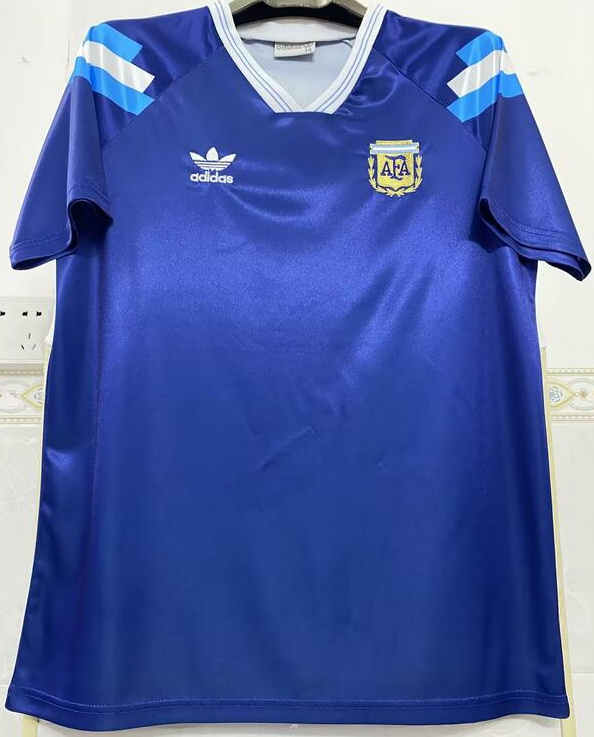 Retro Argentina 1991-93 Away Soccer Jersey