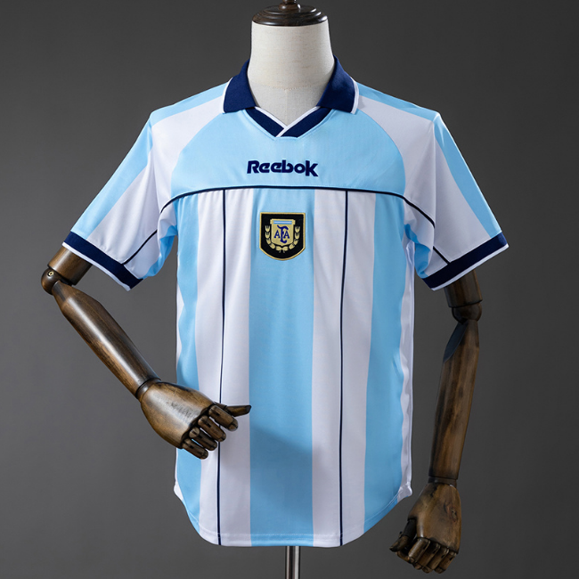 Retro Argentina 2000 Home Soccer Jersey