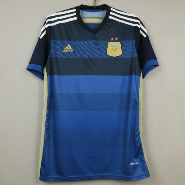 Retro Argentina 2014 Away Soccer Jersey