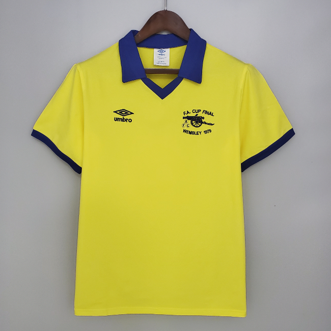 Retro Arsenal 1971-79 Away Soccer Jersey