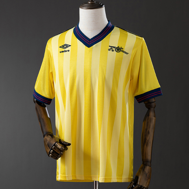 Retro Arsenal 1983-86 Away Soccer Jersey